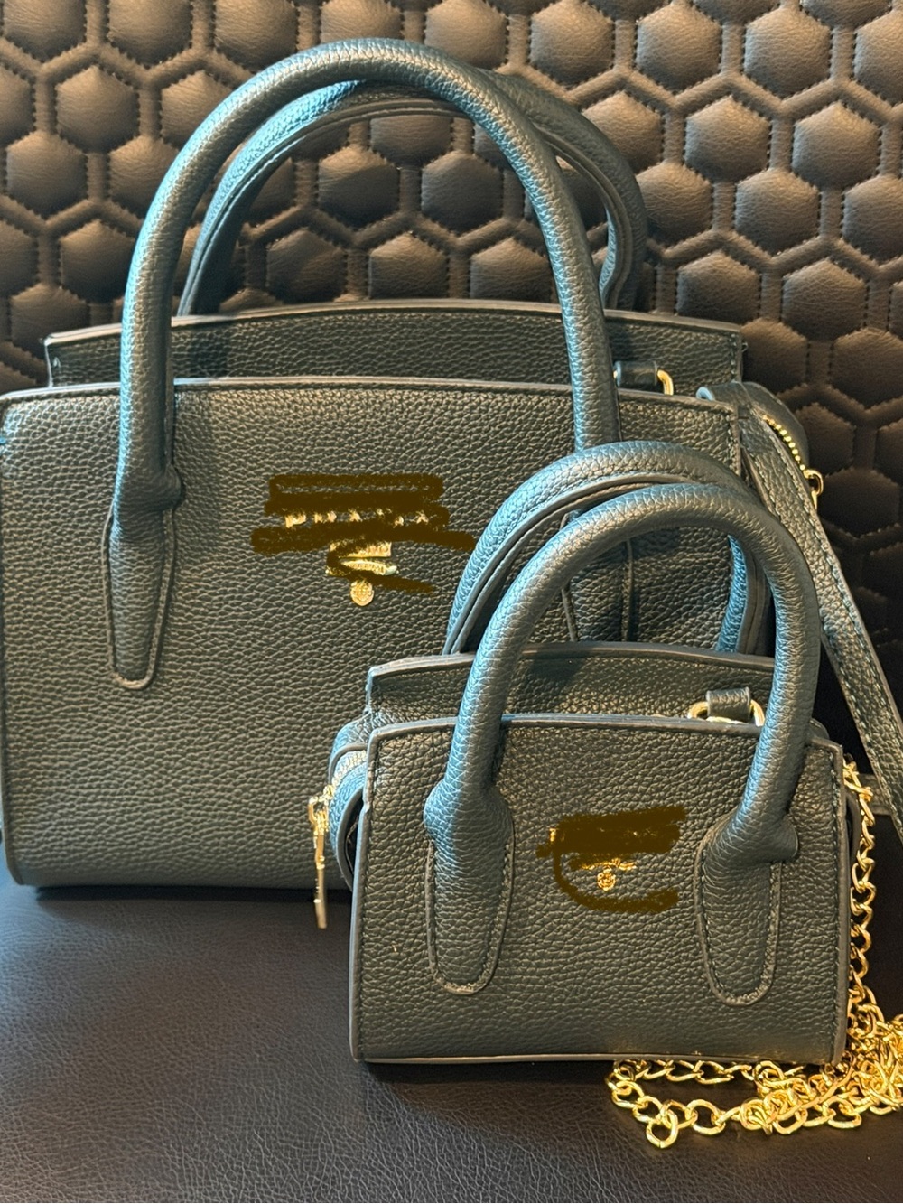 Mom & me bags with top handle